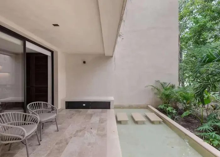 1st Flr Chic Jungle - Priv Pool Steam & Gym Tulum