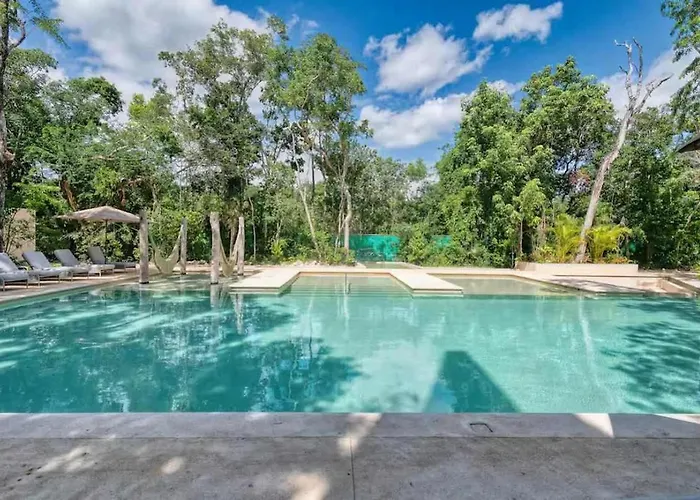 1st Flr Chic Jungle - Priv Pool Steam & Gym Tulum